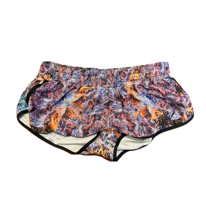 HIGH FASHION MULTICOLORED RUNNING SHORTS